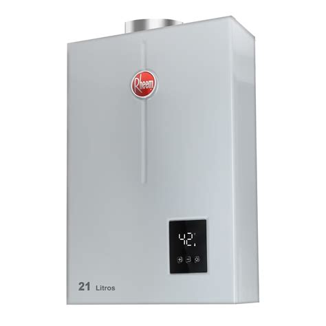 Calefont 21 Litros Gas Natural Tiro Forzado Rheem Homegas