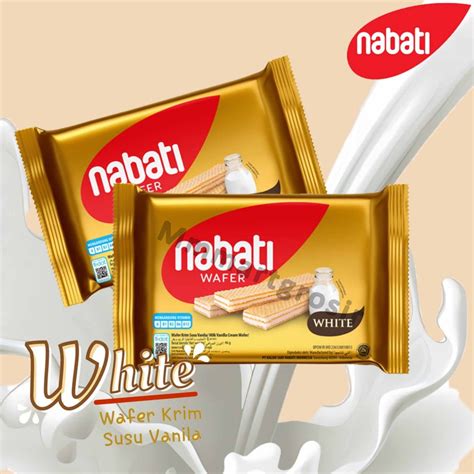 Jual Nabati Richoco Wafer Krim Susu Vanilla Rasa White Milk Vanilla