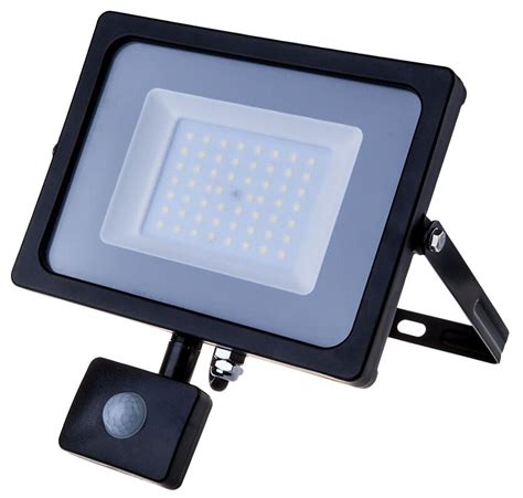 50W LED Floodlight With PIR 4000K 4250lm V Tac CPC