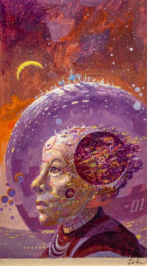 Paul Lehr Art The Wonderful World Of Robert Sheckley Science