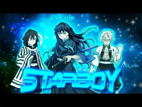 Muichiro VS Sanemi And Obanai Starboy AMV EDIT By ZNA Edits7