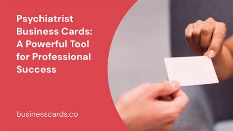 Psychiatrist Business Cards: A Powerful Tool for Professional Success - BusinessCards