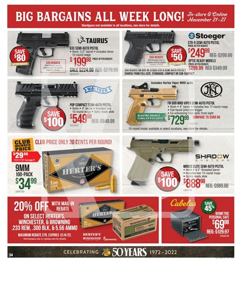 Cabela S Black Friday 2022 Ad Sales The Krazy Coupon Lady