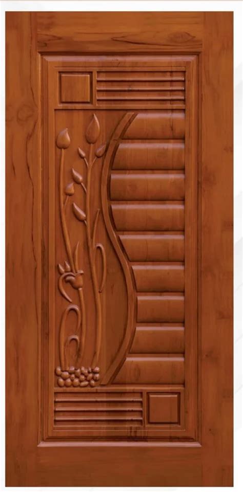 Interior 30mm Teak Wood Carving Main Door For Home 80 Inch At Rs