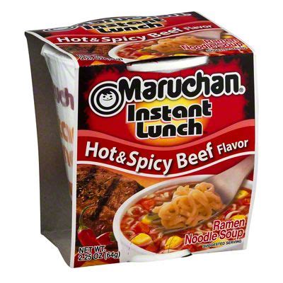 Maruchan Instant Lunch Hot And Spicy Beef Flavor 2 25 Oz Joe V S Smart Shop Low Prices