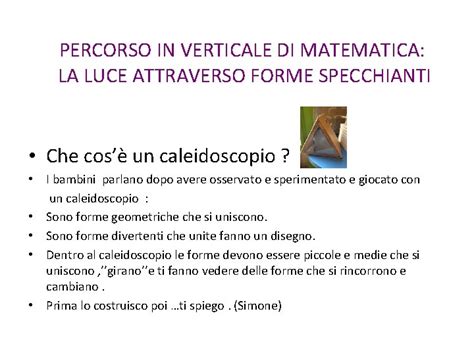 Il Curricolo In Verticale Di MATEMATICA Un Percorso