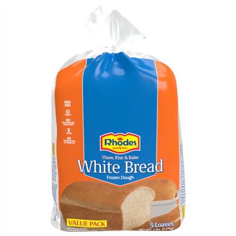 Rhodes Frozen White Bread Value Pack 5 Ct Smith’s Food And Drug