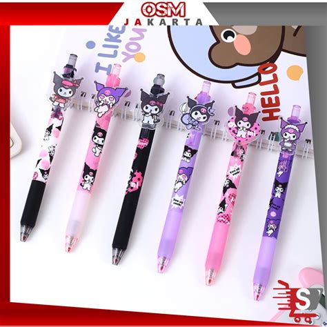 Jual OSM JKT S6129 Pena Motif Sanrio Pulpen Gel Mekanik Karakter