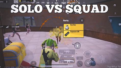 Solo Vs Squad Vs Classic High Tier Gameplay Finger Gyroscope