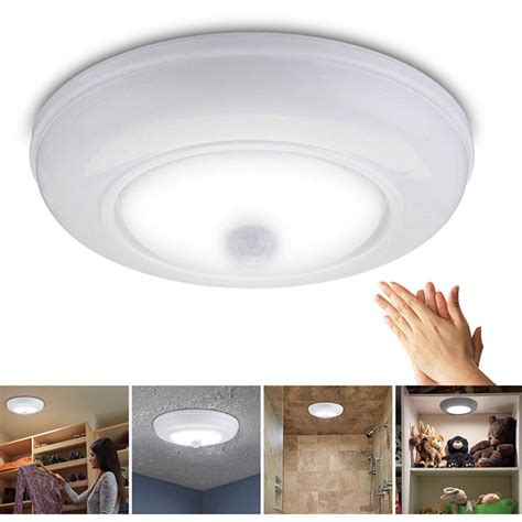 Ultra Bright Wireless Battery Powered Motion Sensor Led Ceiling Light