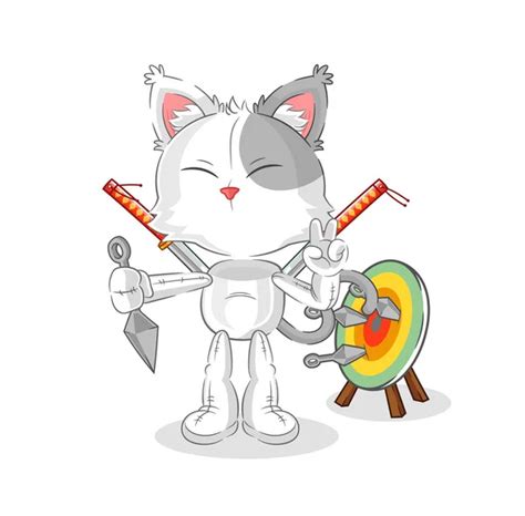 76개 Gato Ninja Dibujos Animados 스톡 일러스트레이션 Depositphotos