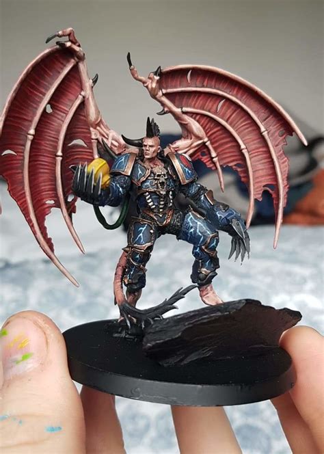 Night Lords Daemon Prince By Flaminggerkins In 2025 Warhammer 40k