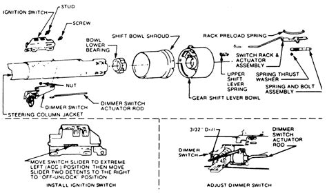 Repair Guides Steering Column Ignition Switch AutoZone