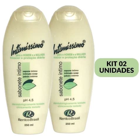Sabonete Para Fungos E Bactérias - Sabonete Íntimo Líquido INTIMÍSSIMO - Fungos e Bactérias -Kit 02 unidades