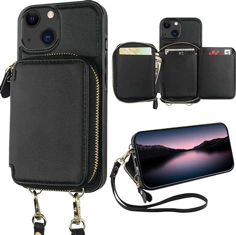 Bocasal Rfid Blocking Wallet Case For Iphone 14 Iphone 13