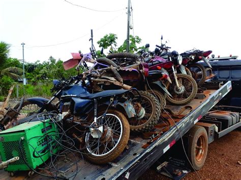 Oito motocicletas adulteradas são apreendidas em operação da Polícia