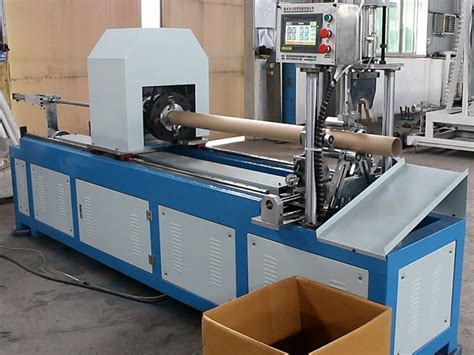 Semi Automatic Paper Core Cutting Machine With Rotation Cutters