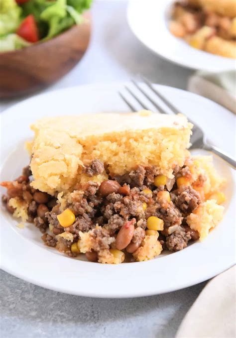 Cowboy Dinner Cornbread Casserole Mel S Kitchen Cafe