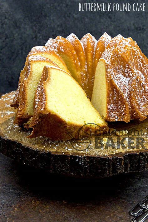 Buttermilk Pound Cake The Midnight Baker Easy From Scratch