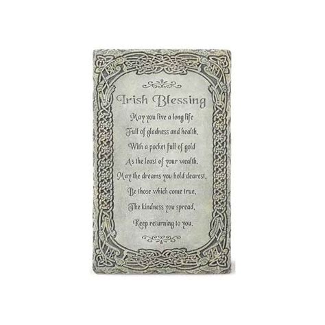 8" Irish Blessing Wall Plaque