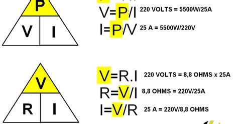 Como Calcular Potencia Corrente E Tensão ~ Ensinando Elétrica