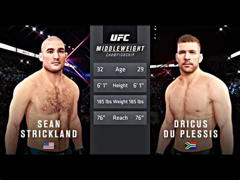 SEAN The American STRICKLAND VS DRICUSS Stillknocks DU PLESSIS