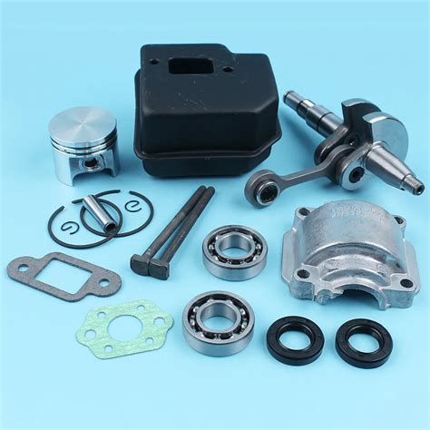 Mm Piston Mm Pin Crankshaft Muffler Engine Pan For Stihl Ms