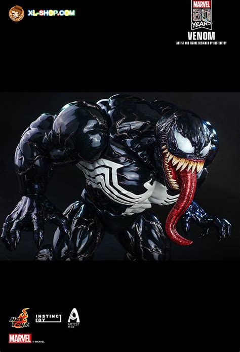 Hot Toys AMC031 Marvel Comics 80th Anniversary Venom Artist Mix Figure Designed By INSTINCTOY
