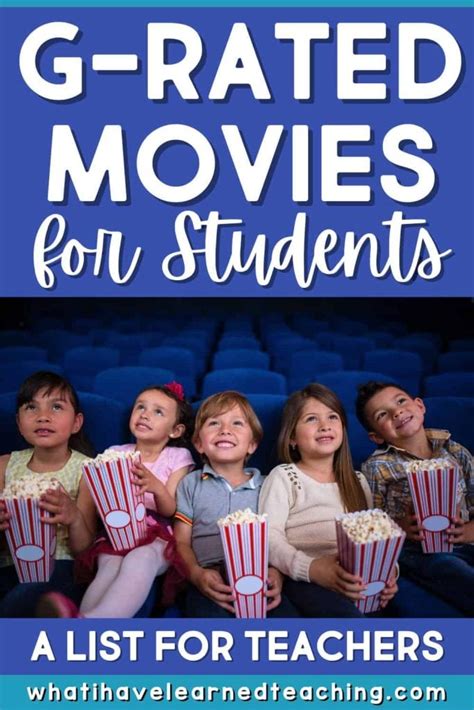 23 G-rated Movies for Students - Classroom Reward Ideas for Teachers