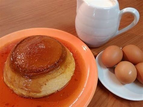 Flan de huevo al baño maría en olla express Receta rápida y deliciosa