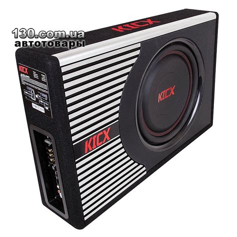 Kicx GT400BA — автомобильный сабвуфер корпусной со встроенным усилителем