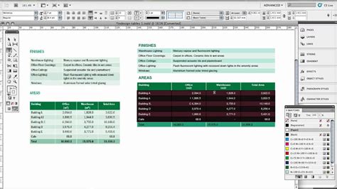 Part 2 Creating Basic Tables In Indesign Youtube