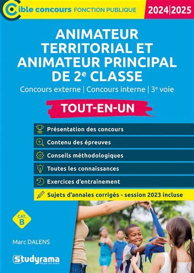 Animateur Territorial Animateur Principal De 2e Classe Tout En Un