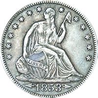 1853 O Seated Liberty Half Dollar Value | CoinTrackers