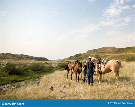 Cowboy Scene Royalty Free Stock Image - Image: 3727986