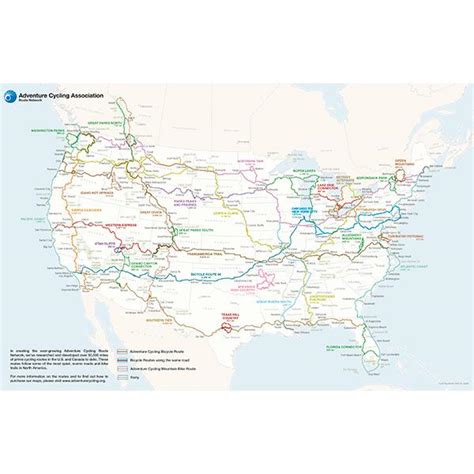 Adventure Cycling Route Map - Vanna Jannelle