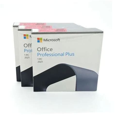 MICROSOFT OFFICE 2021 Professional Plus Key In Box Lebenslang