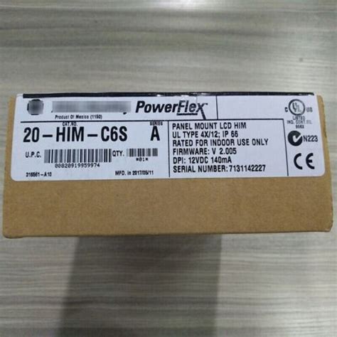 New Allen Bradley Him C S Ser A Powerflex Panel Mount Lcd Him