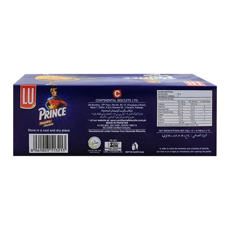 Order Lu Prince Covered In Chocolate Sandwich Biscuits 12 Ticky Packs