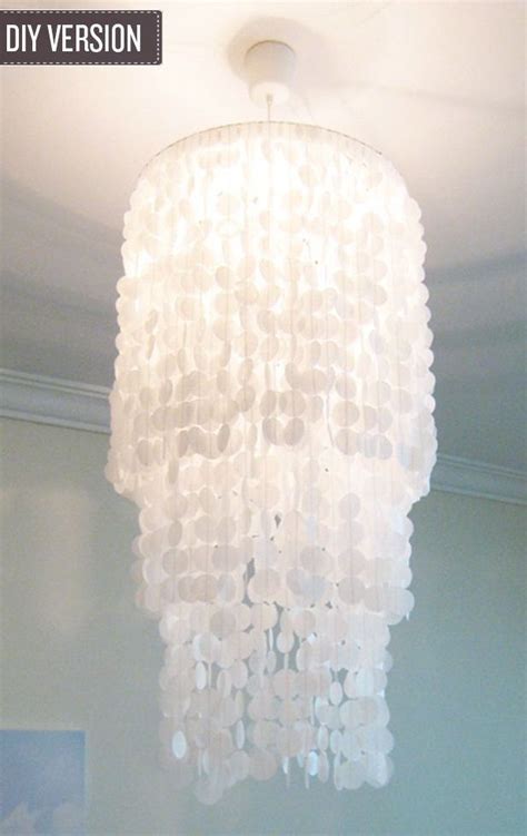 Faux Capiz Chandelier Diy Chandelier Capiz Shell Chandelier Capiz