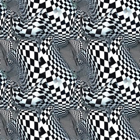 A Boundless Expanse Of A Captivating Monochrome Checker Pattern Stock