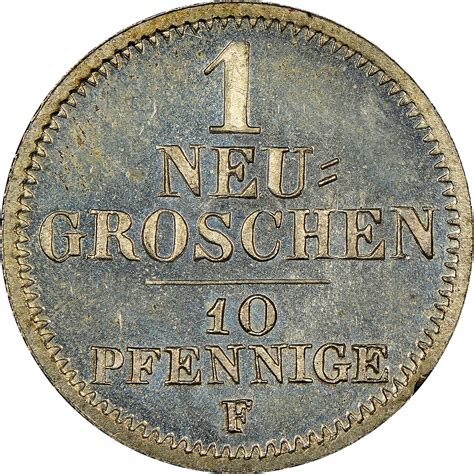 German States Saxony Albertine Neu Groschen Km Prices Values