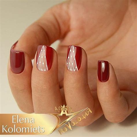 13 Hermosas Manicuras Con Esmalte Rojo Manoslindas