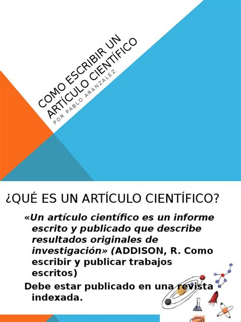 Como Escribir Un Articulo Científico Pdf Método Científico Verdad