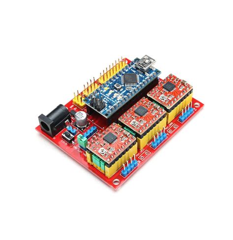 Cnc Shield V4 Para Arduino Nano Electronica Plett