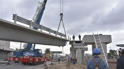 Dos nuevos puentes sobre las vías del tren Sarmiento Anticipos