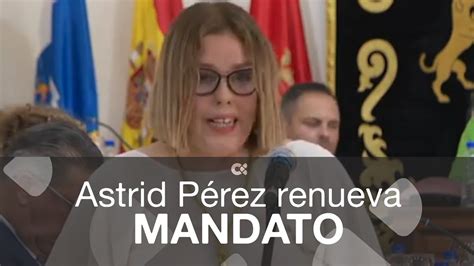 Astrid P Rez Renueva Mandato En Arrecife Youtube