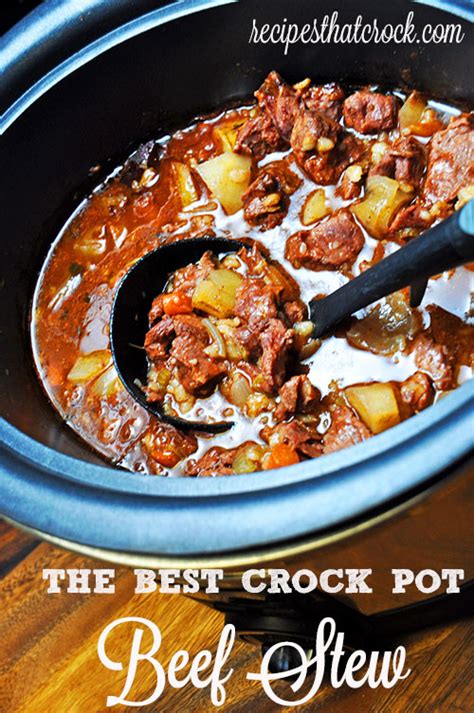 Crock Pot Beef Stew - Recipes That Crock!