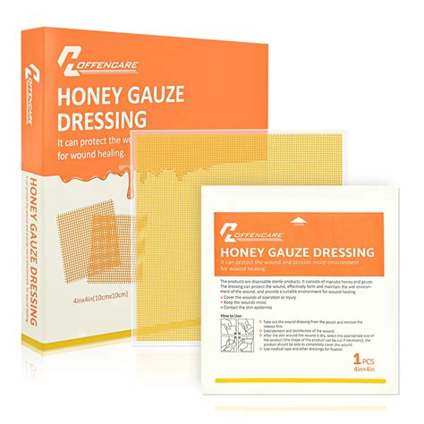 Buy Hofencare Manuka Honey Wound Care, Honey Gauze Wound Dressing 4" x ...