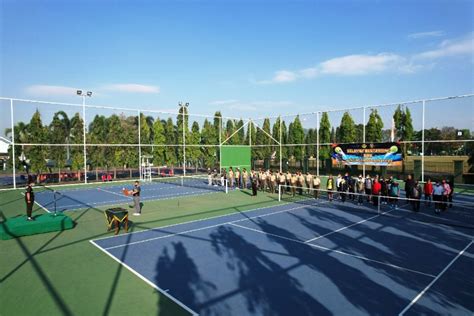 Turnamen Tenis Lapangan Danpussenarhanud Cup Resmi Dibuka Sorot